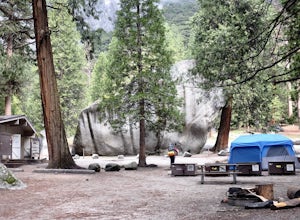 Camp at Camp 4, Yosemite NP