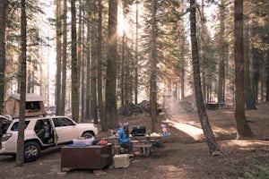 Camp at Crane Flat Campground