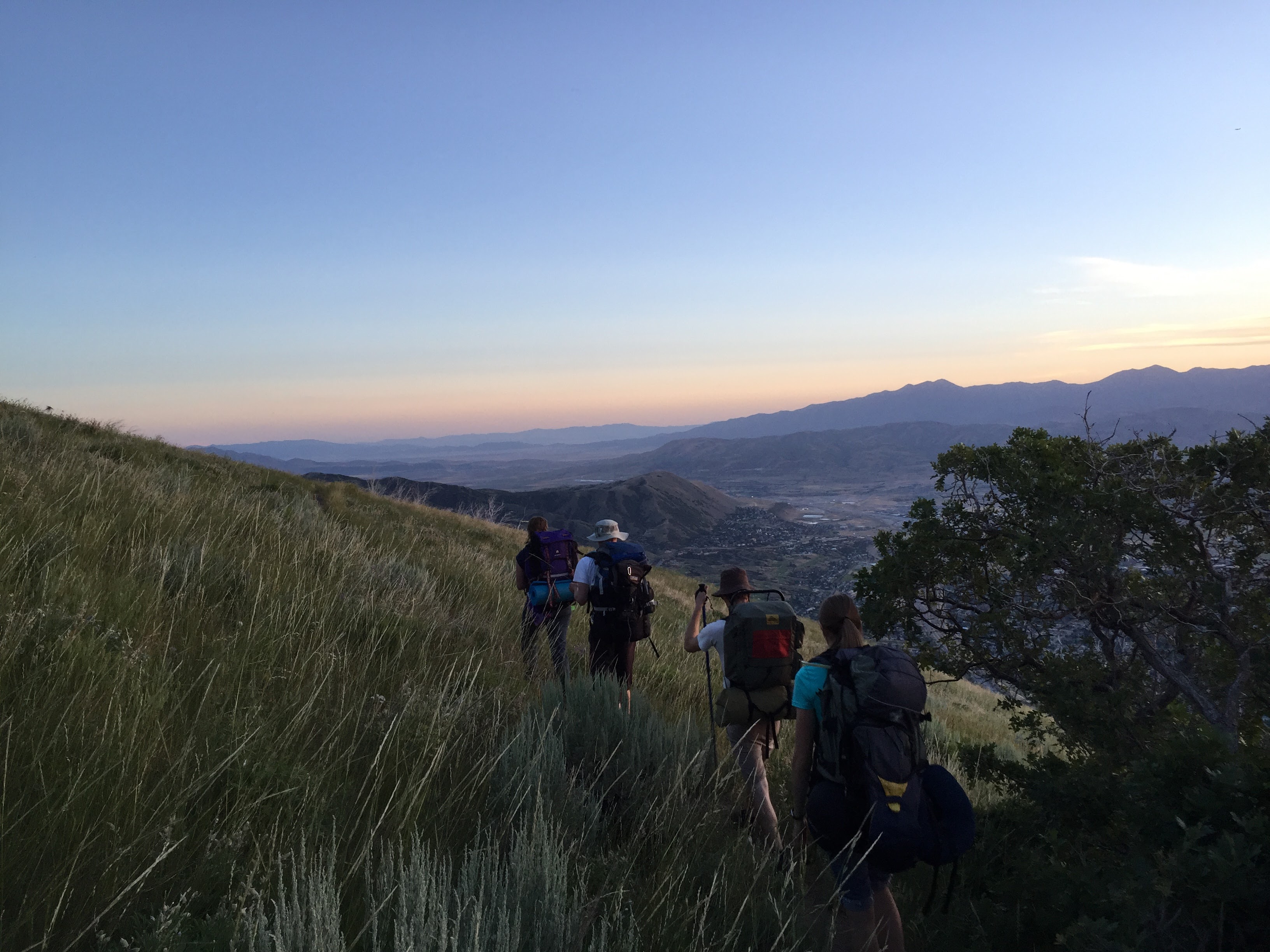Lone Peak via the Cherry Creek Logging Trail