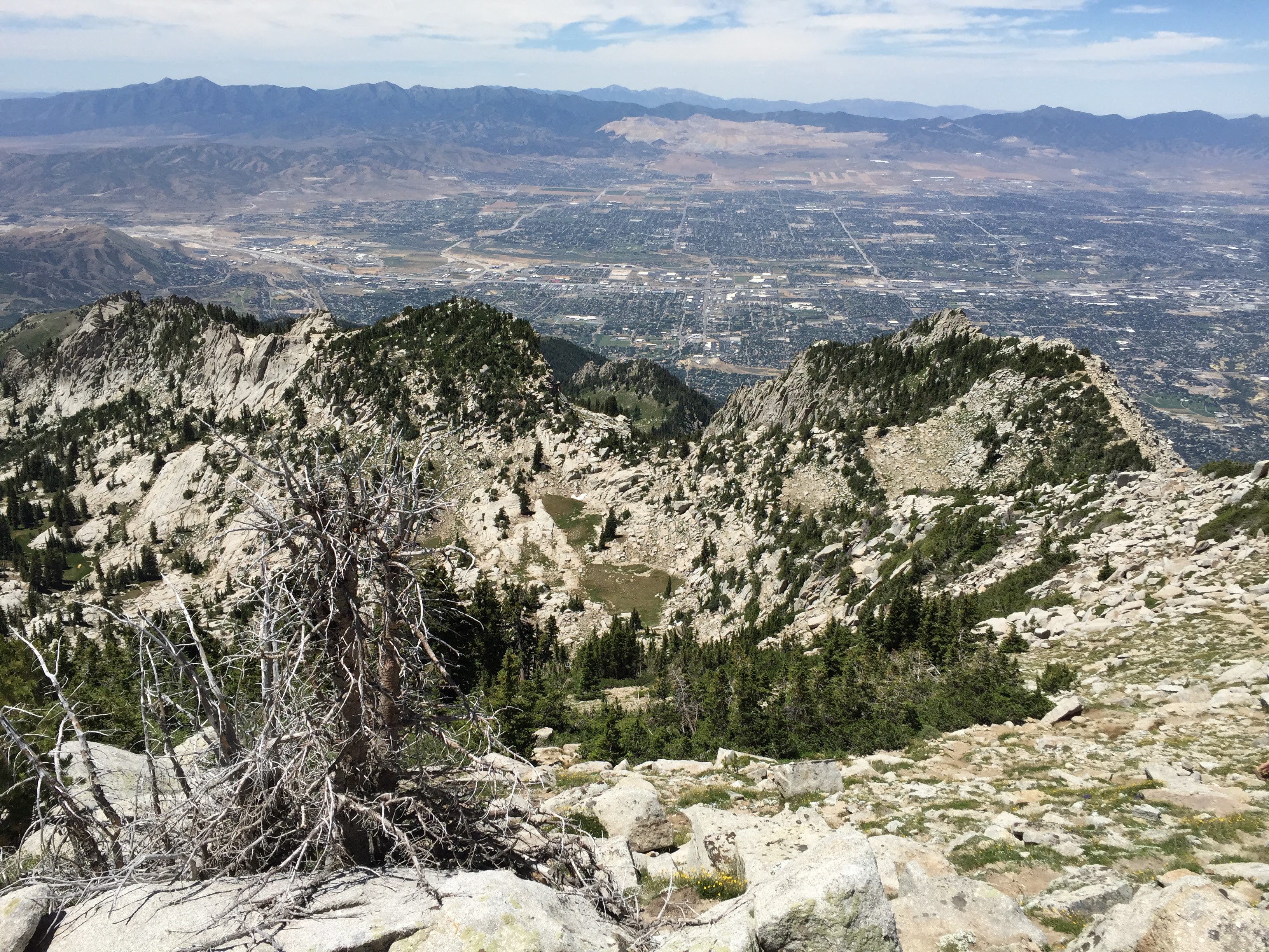 Lone Peak via the Cherry Creek Logging Trail