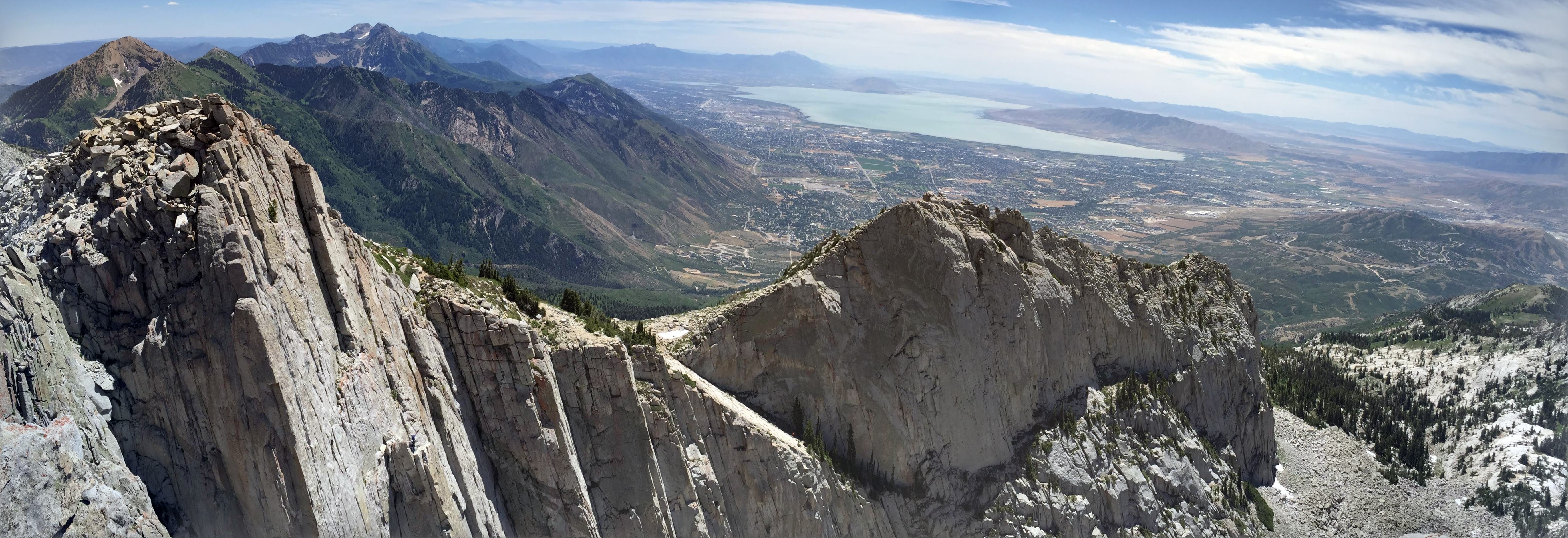 Lone Peak via the Cherry Creek Logging Trail