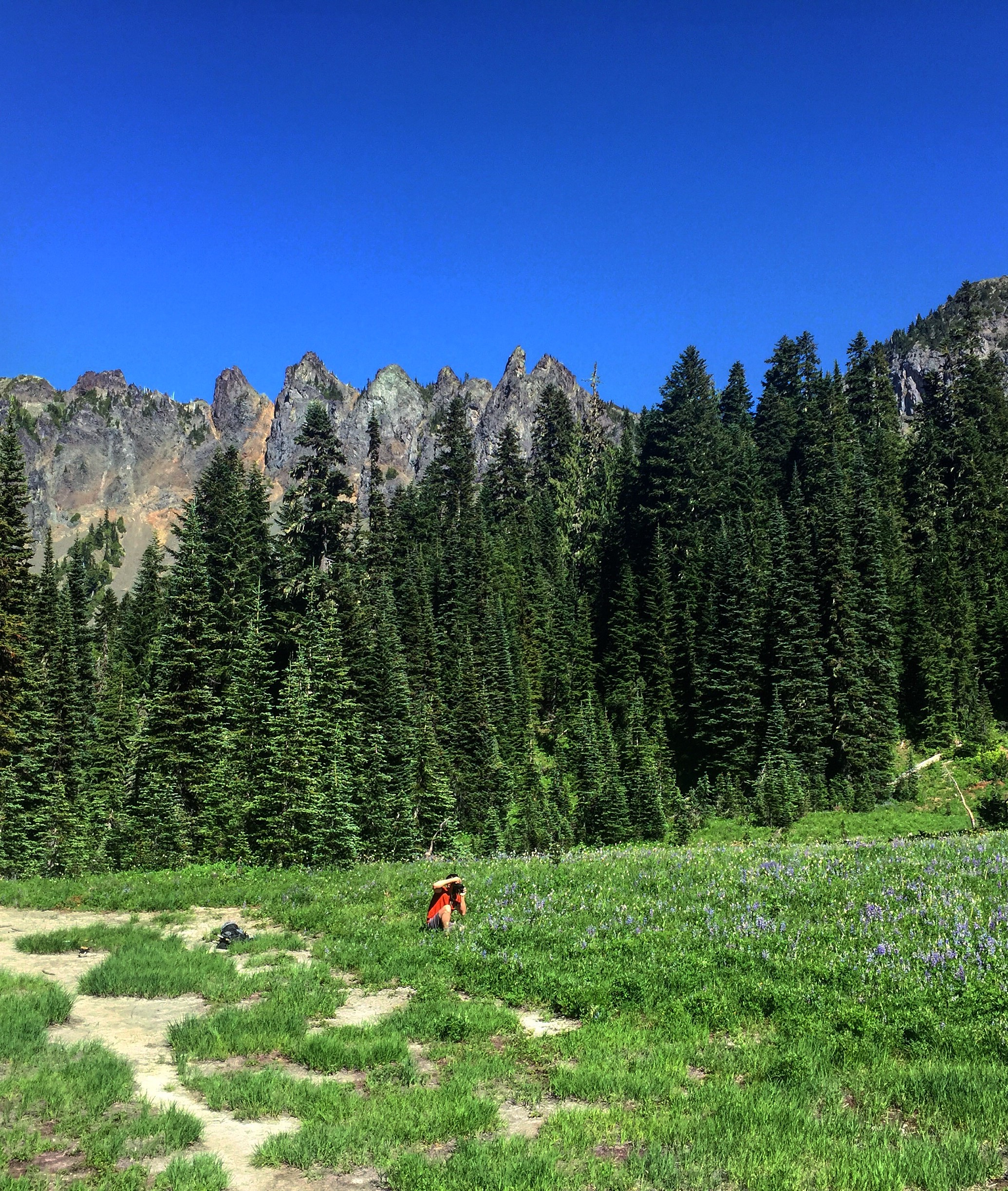 Scramble to Tamanos Mountain