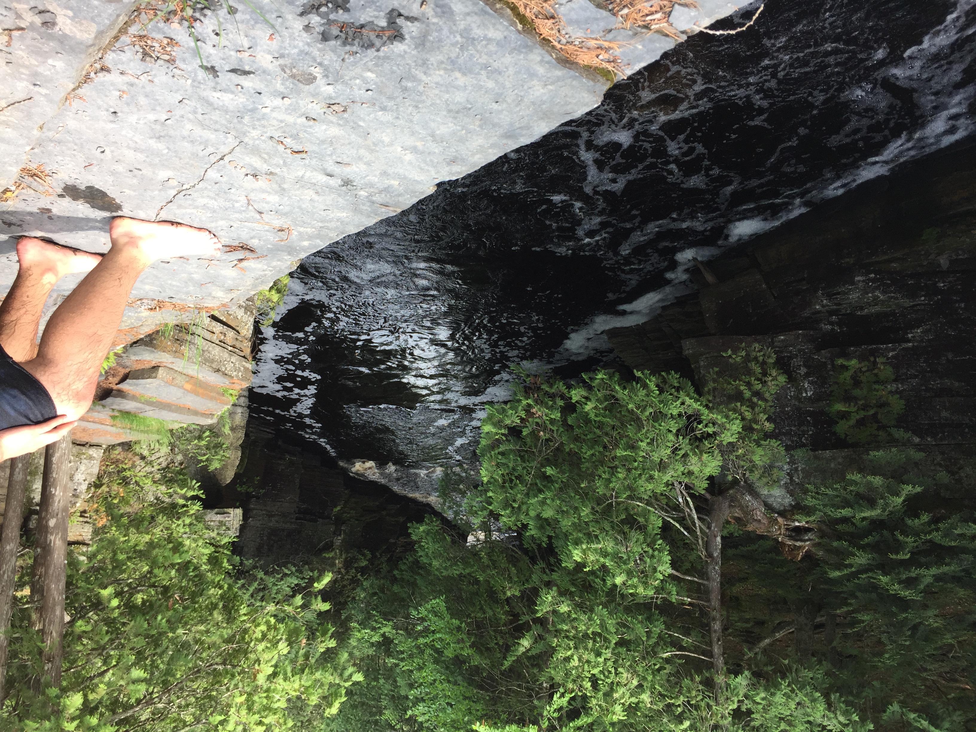 Hike the Canyon Falls Gorge and Jump into Canyon Falls