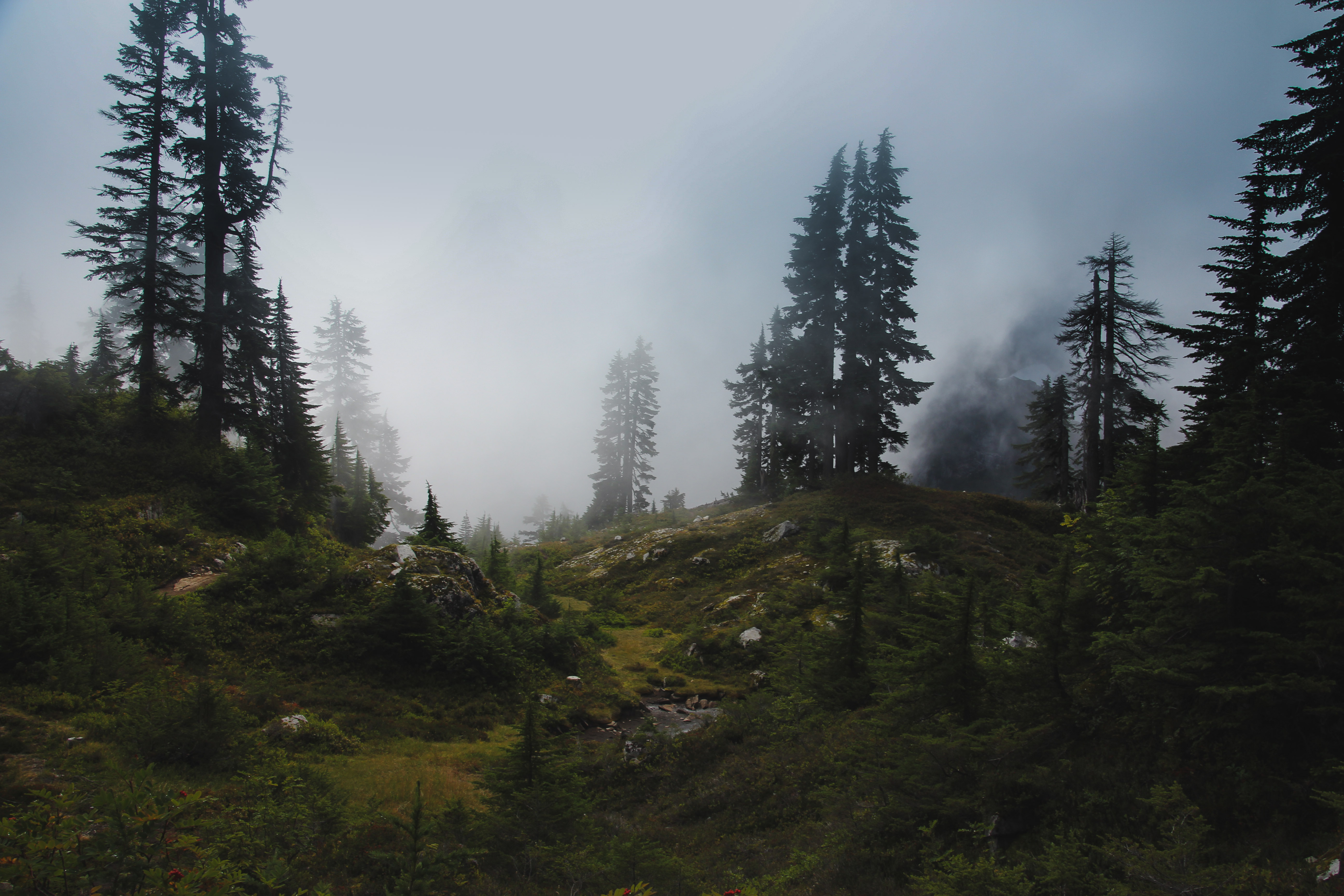 Gem Lake and Wright Mountain
