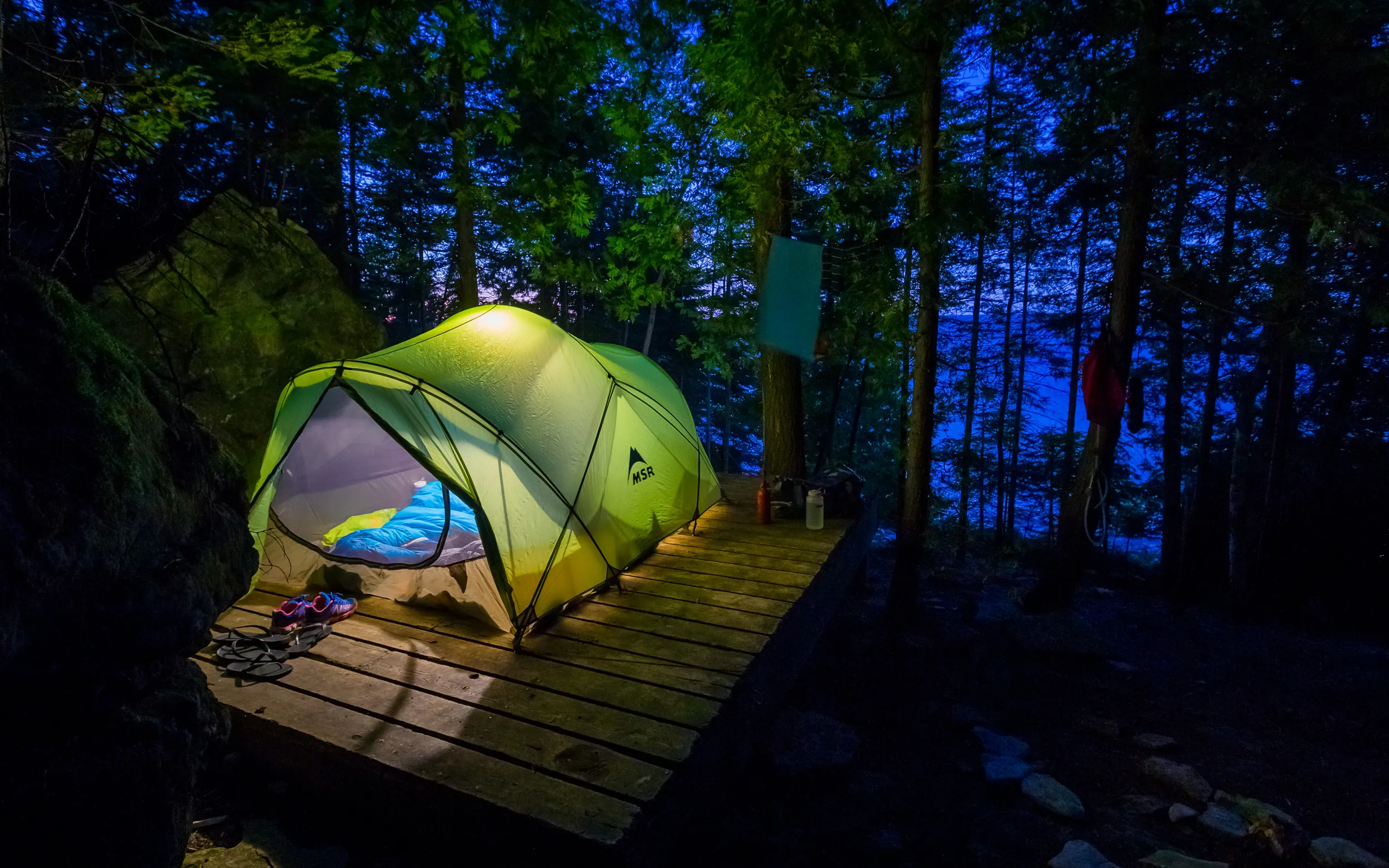 Camp at Stormhaven Beach