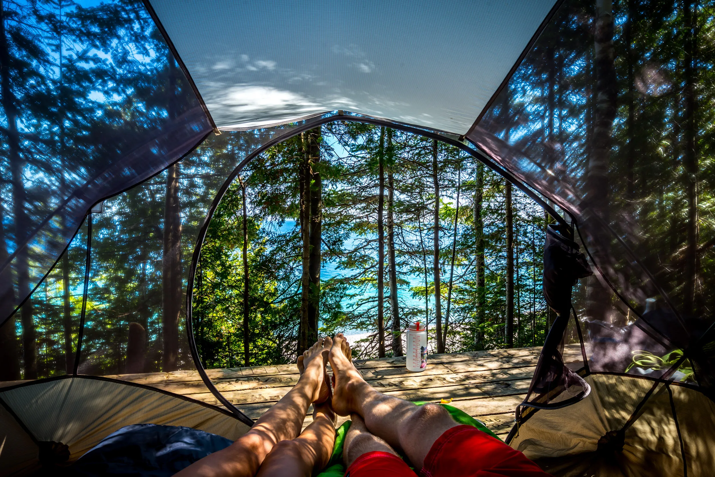 Camp at Stormhaven Beach