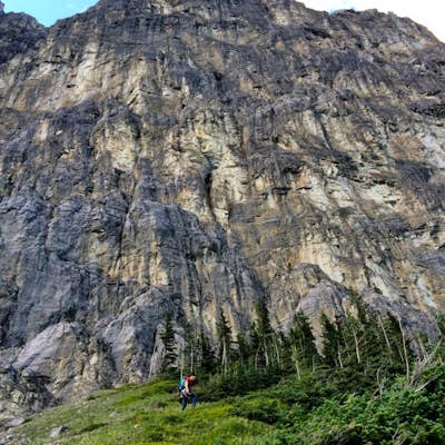 Grillmair Chimneys Climb - Mount Yamnuska