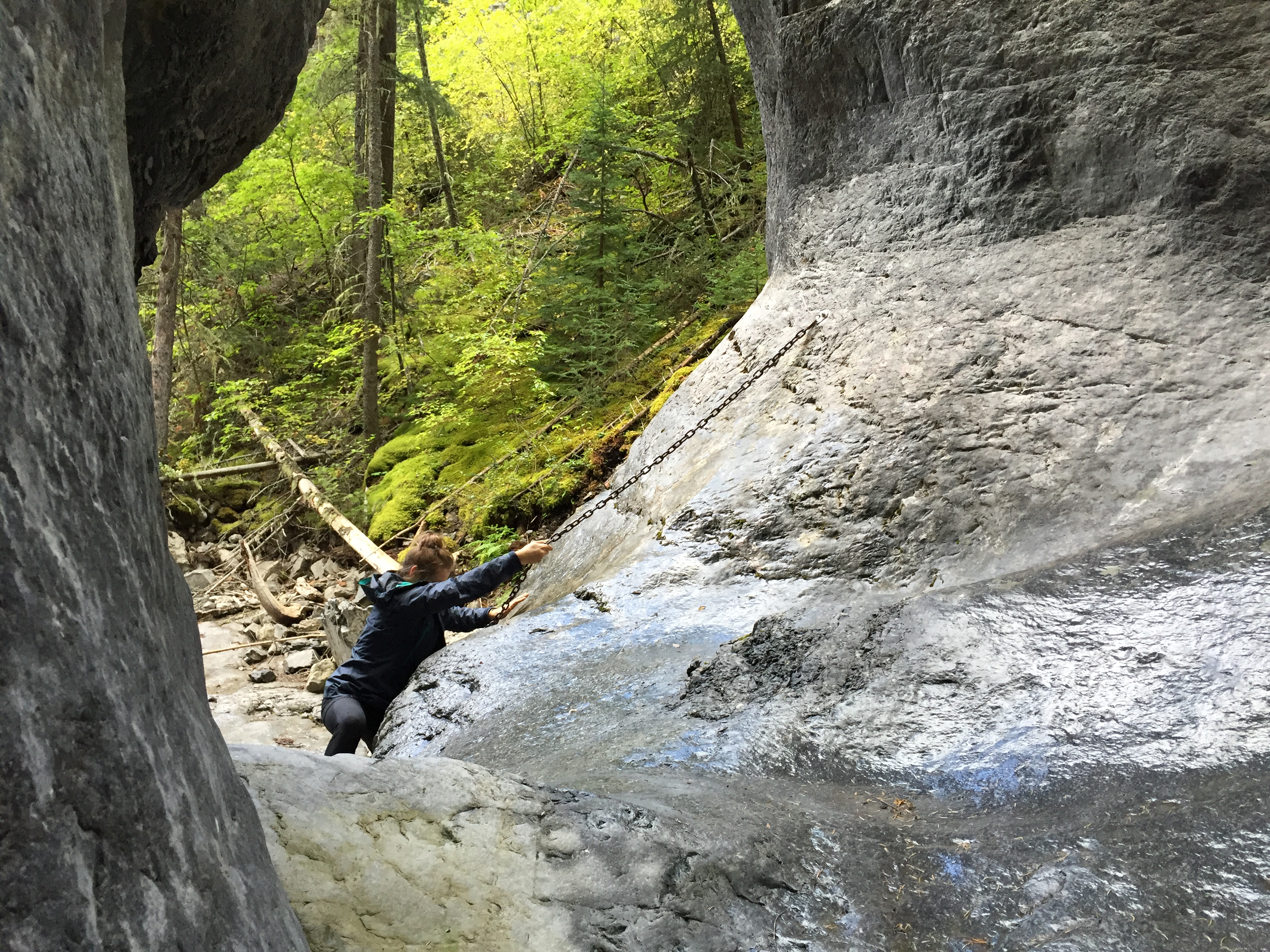 Hike through McGillivray Canyon