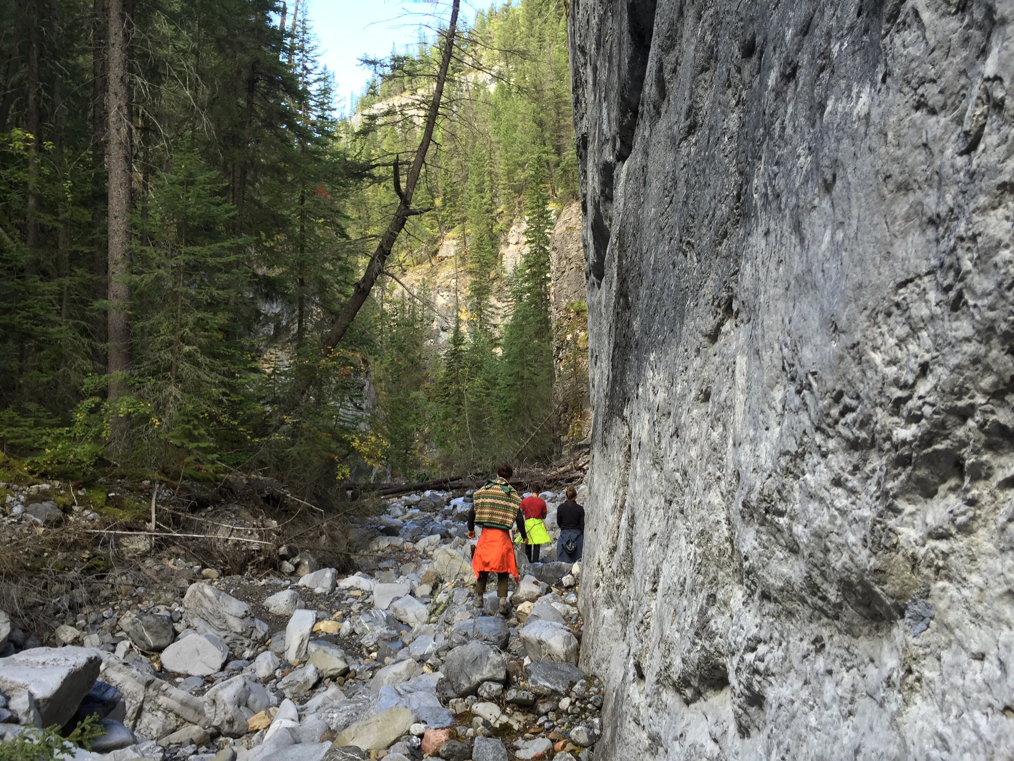 Hike through McGillivray Canyon