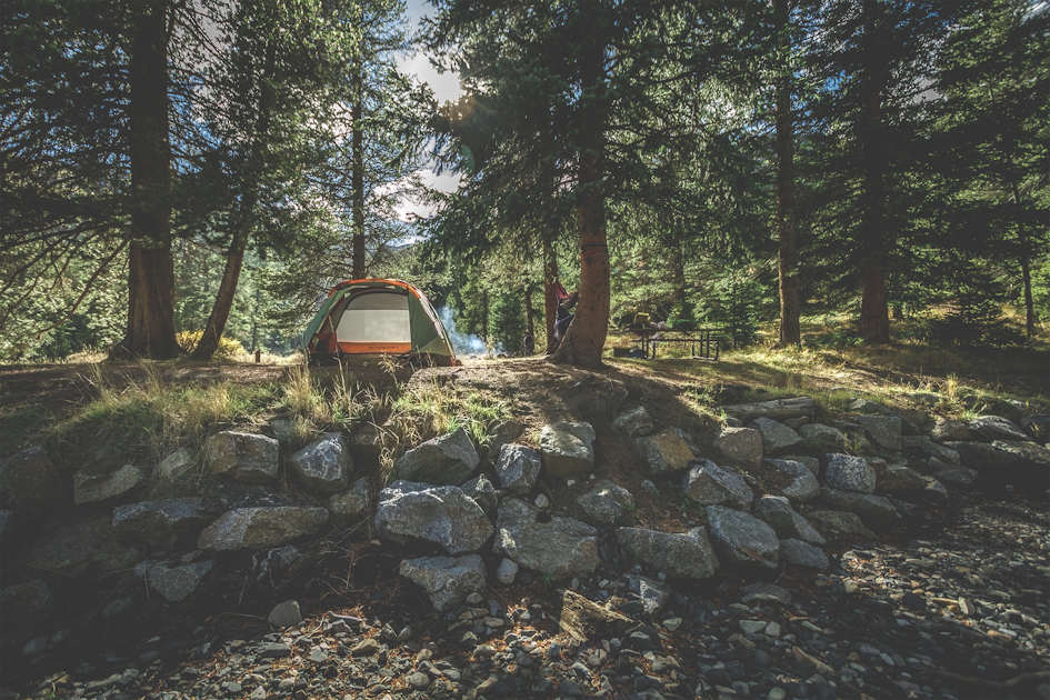 Camp at Oh Be Joyful Campground, Crested Butte, Colorado