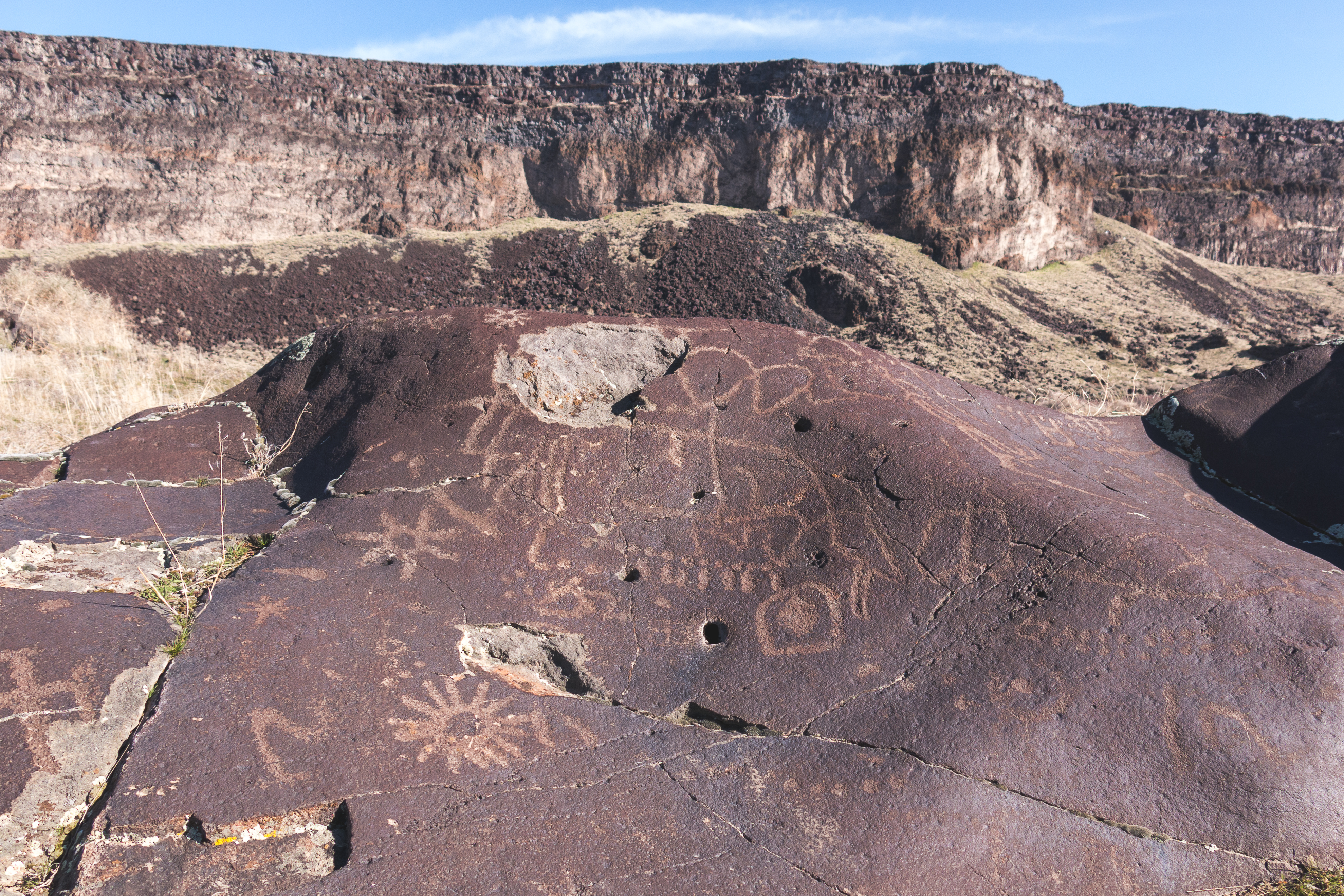 Mountain Bike to the Petroglyphs at Wees Bar