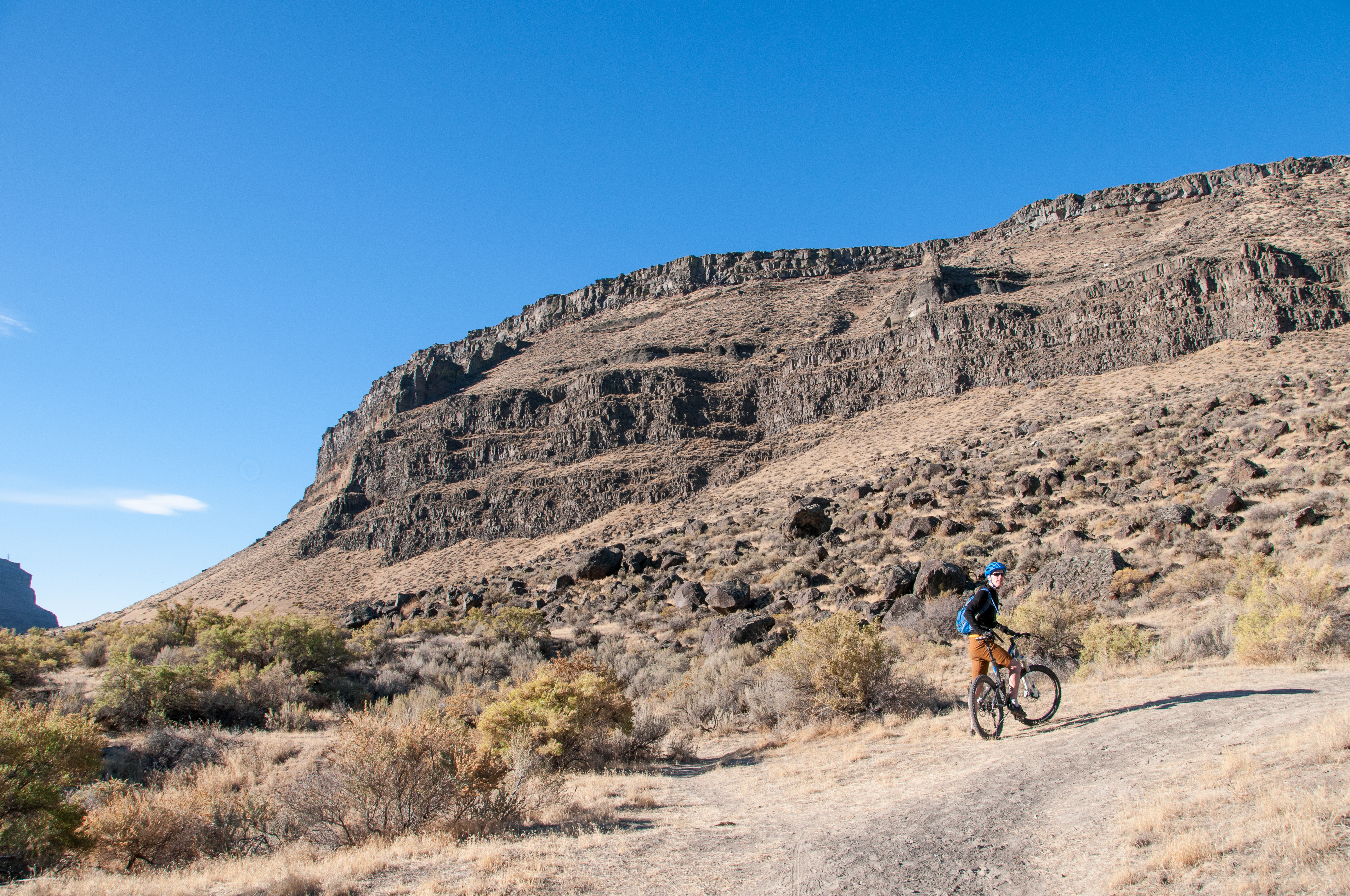 Mountain Bike to the Petroglyphs at Wees Bar