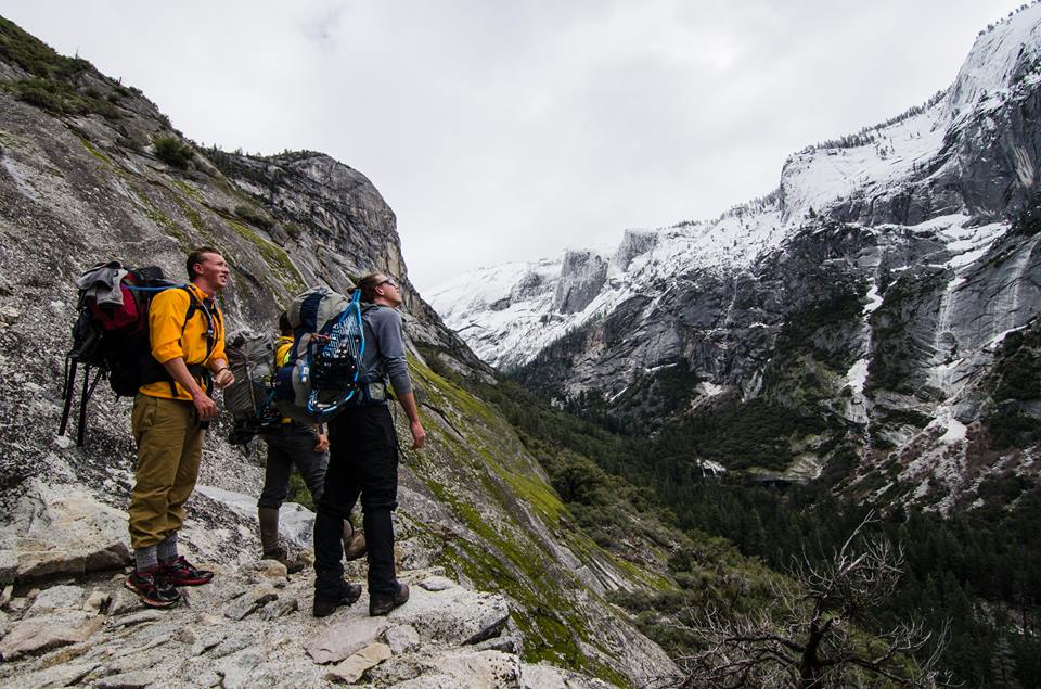 Snowshoe to Snow Creek, Yosemite Valley, California