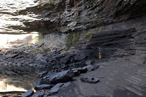 Camp at Petit Jean SP