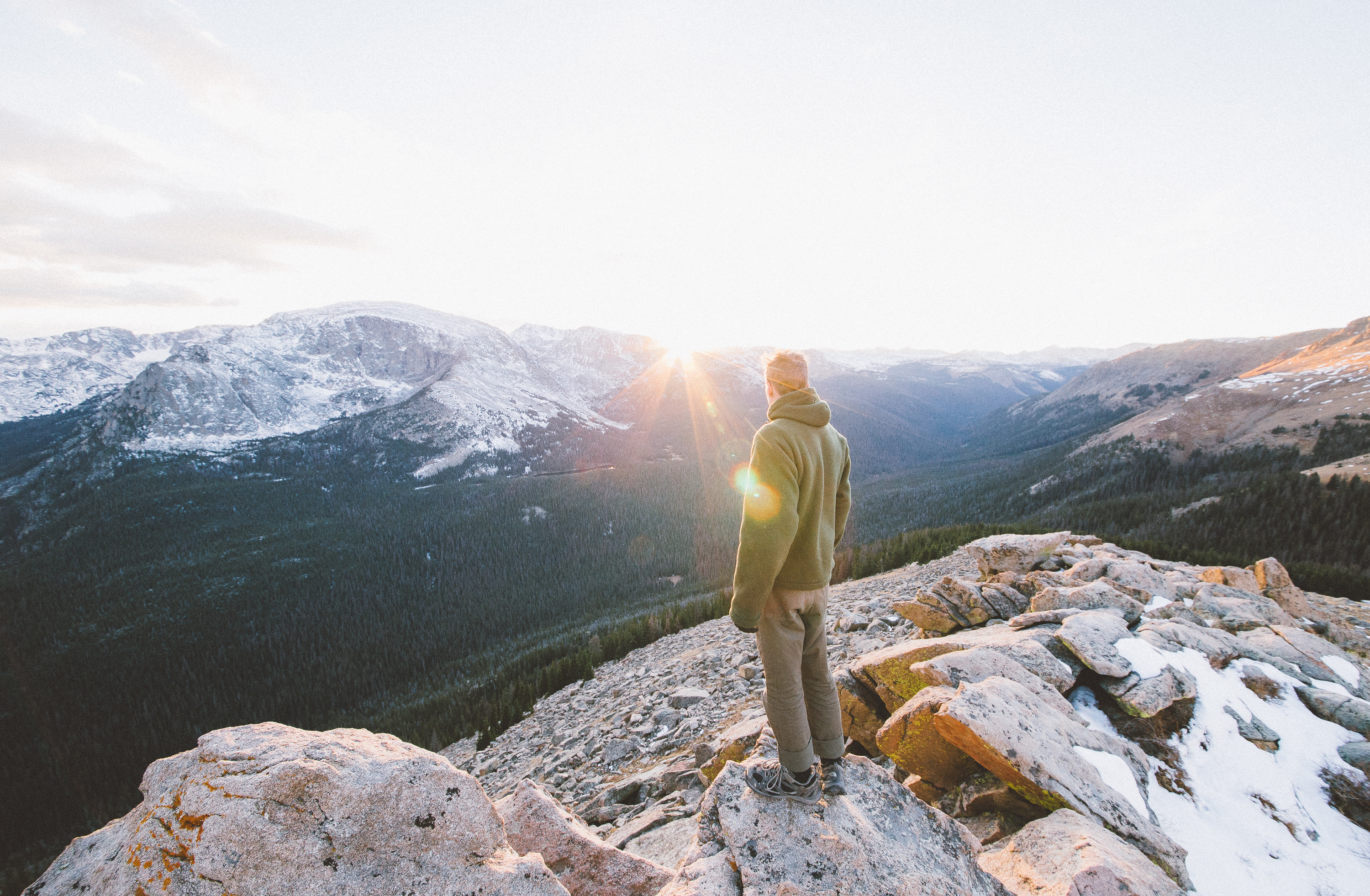 Watch the Sunset at Forest Canyon Overlook