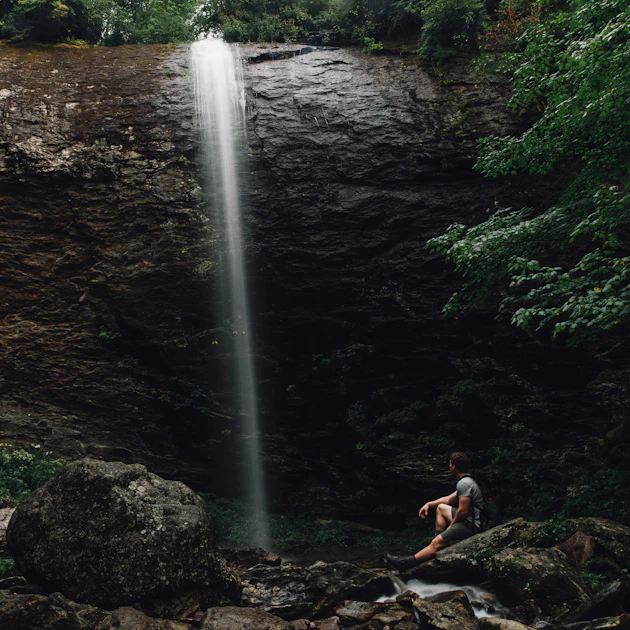 Hike to Douglas Falls, Barnardsville, North Carolina