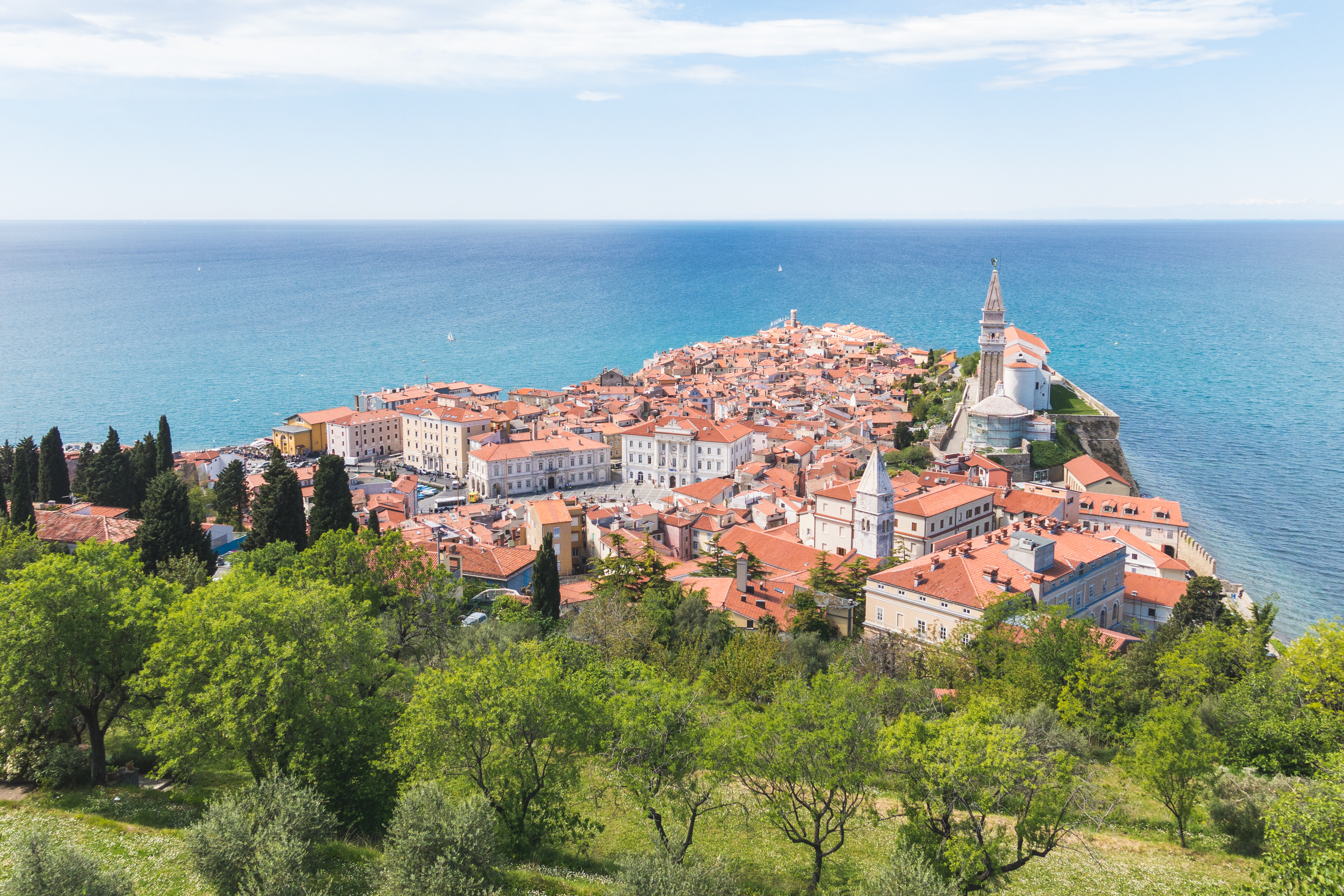 Explore the Town Walls of Piran