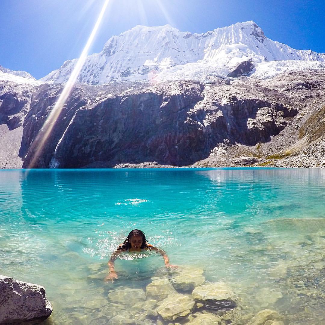Hike to Laguna 69 in Cordillera Blanca