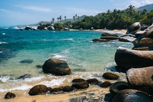 Camp at Cabo San Juan in Tayrona National Park