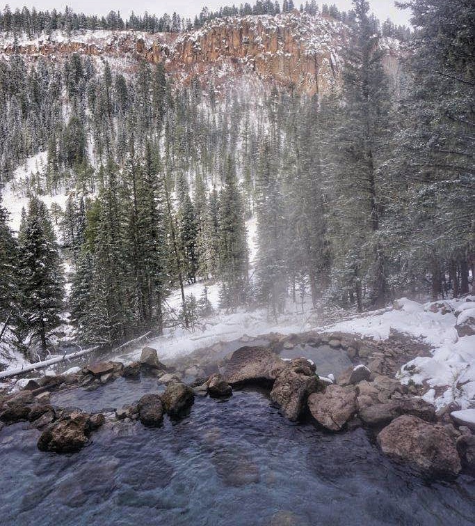 San Antonio Hot Springs via Thompson Ridge Route, Jemez Springs, New Mexico