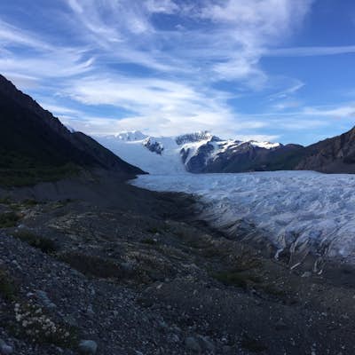 Backpack to Stairway Icefall at Wrangell-St. Elias National Park