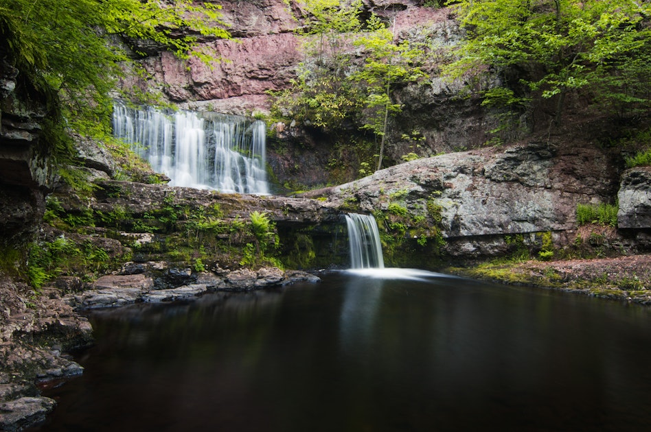 Hike to the Indian Ladder Falls at Skytop, Skytop