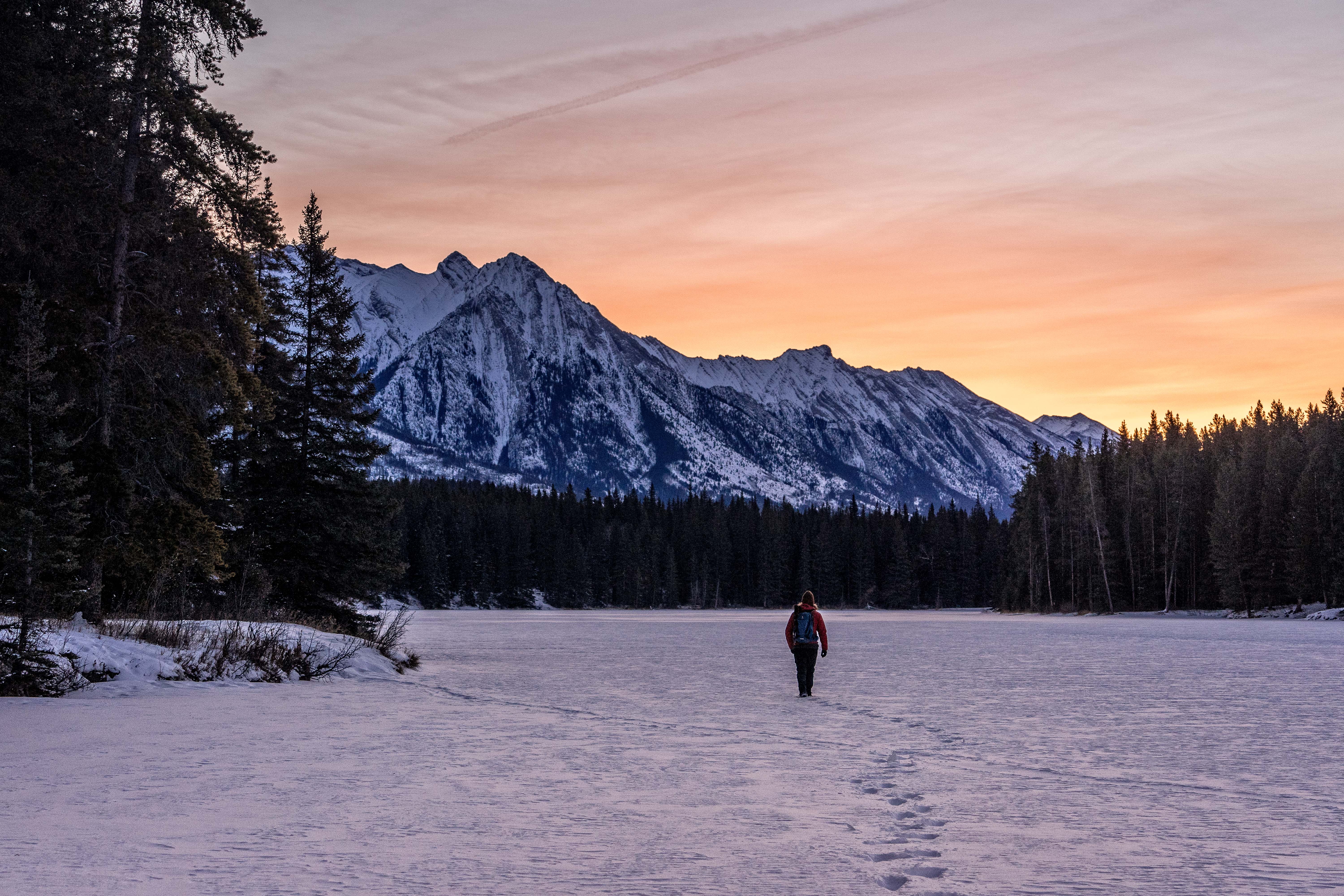 Snowshoe to Johnson Lake