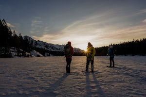 Snowshoe to Johnson Lake