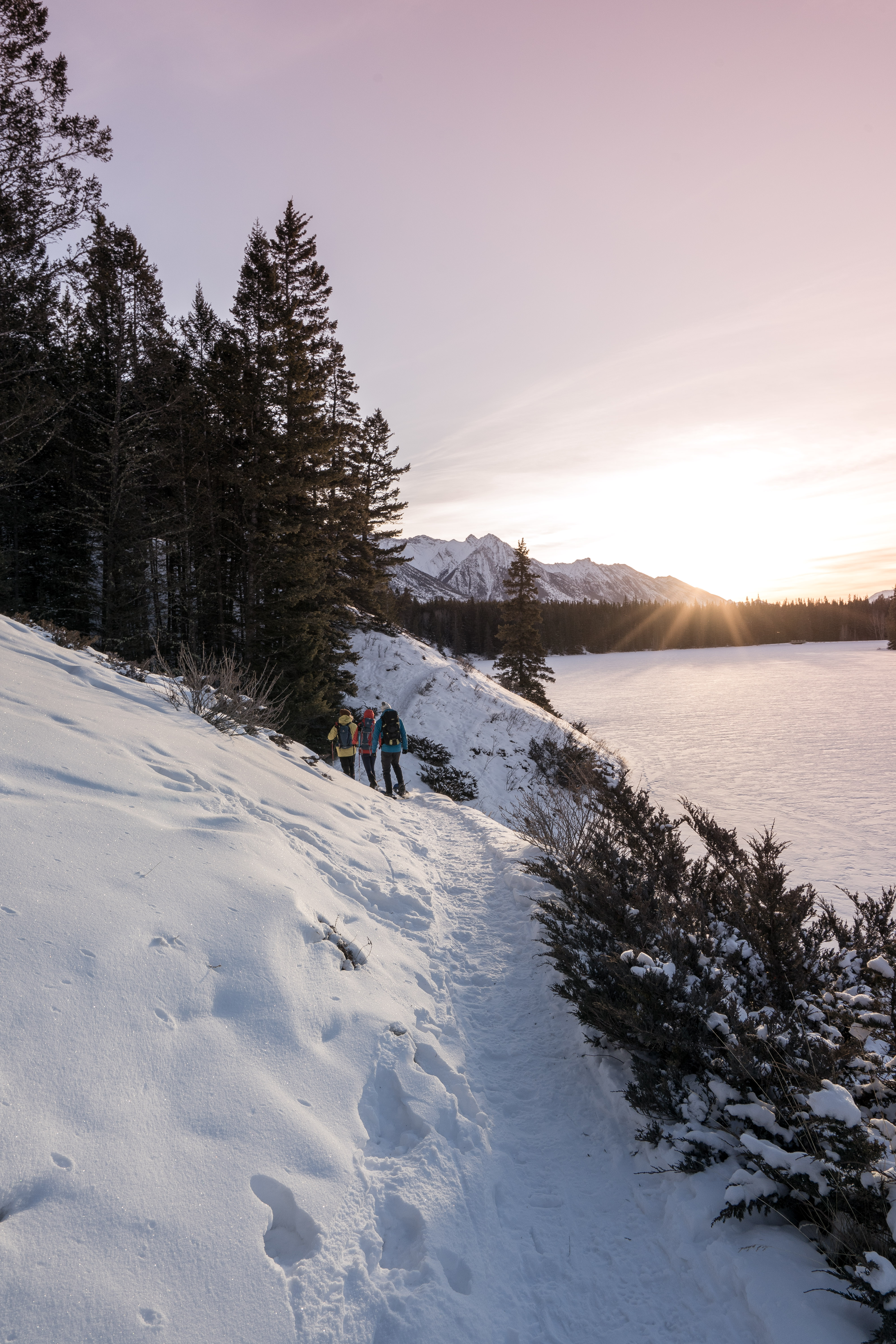Snowshoe to Johnson Lake