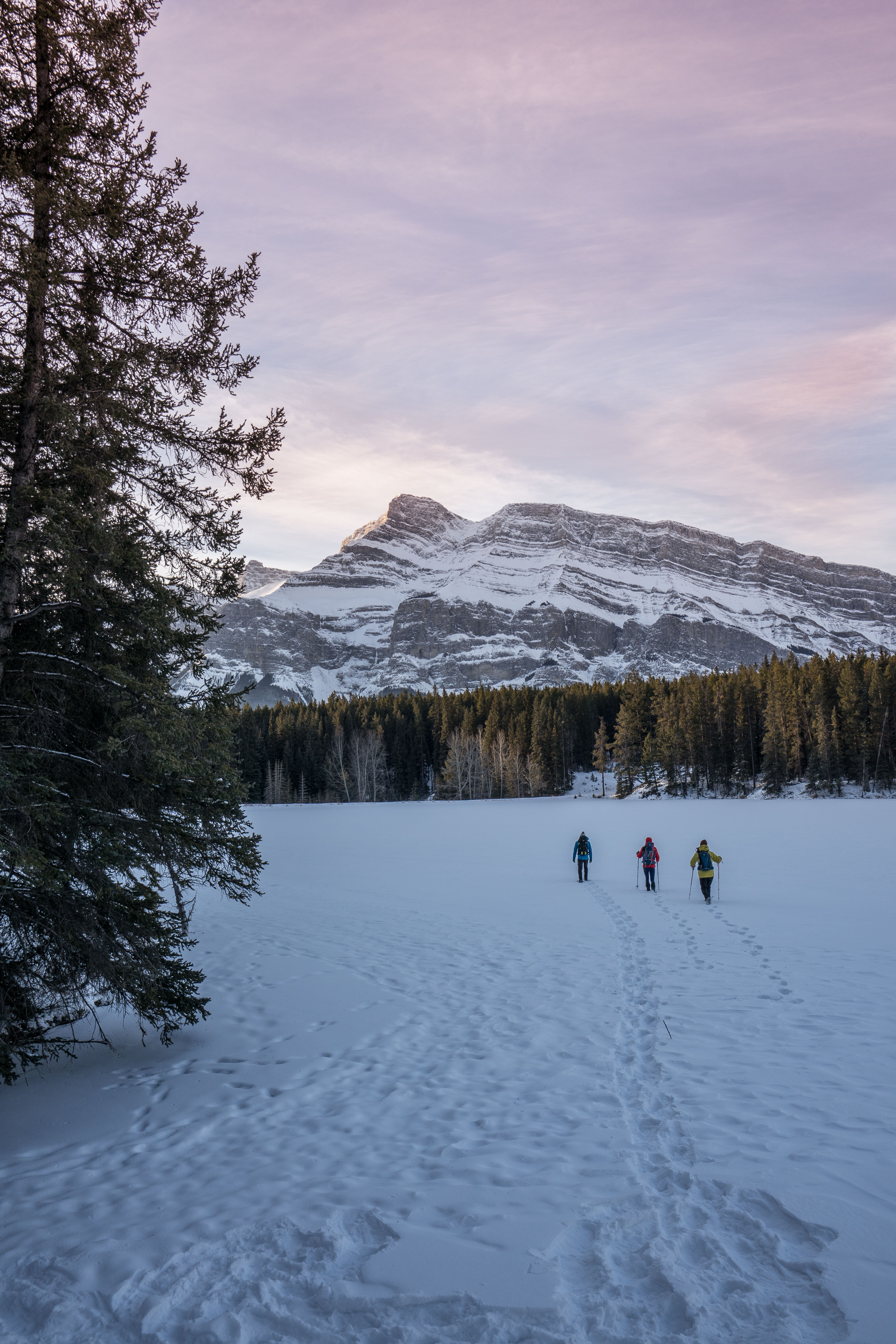 Snowshoe to Johnson Lake