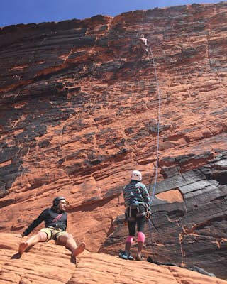 Rock Climb at Red Rock Conservation Area 