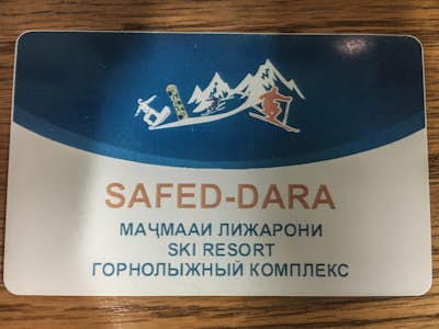Ski at Safed-Dara in Dushanbe, Tajikistan
