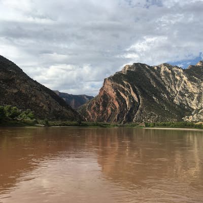 Whitewater Raft the Gates of Lodore in Dinosaur National Monument
