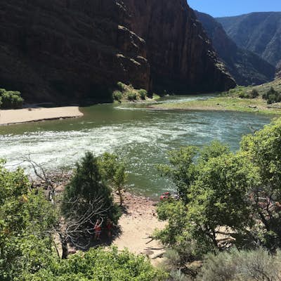 Whitewater Raft the Gates of Lodore in Dinosaur National Monument