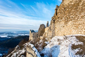 Hike to Čachtice Castle, Slovakia