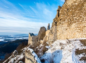 Hike to Čachtice Castle, Slovakia