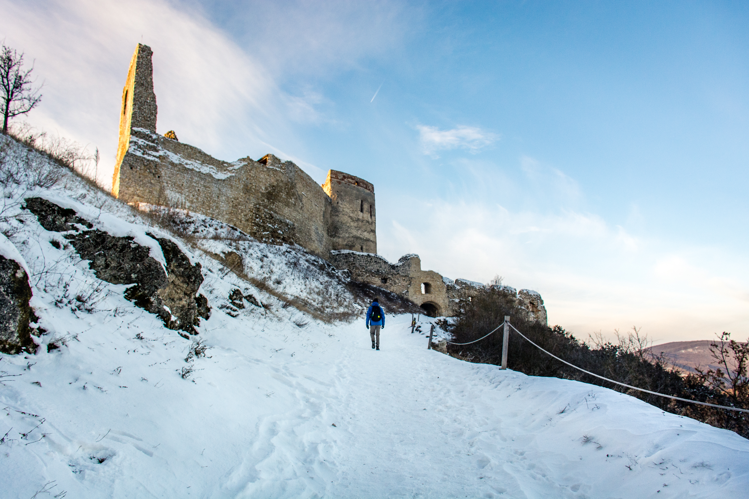 Hike to Čachtice Castle, Slovakia