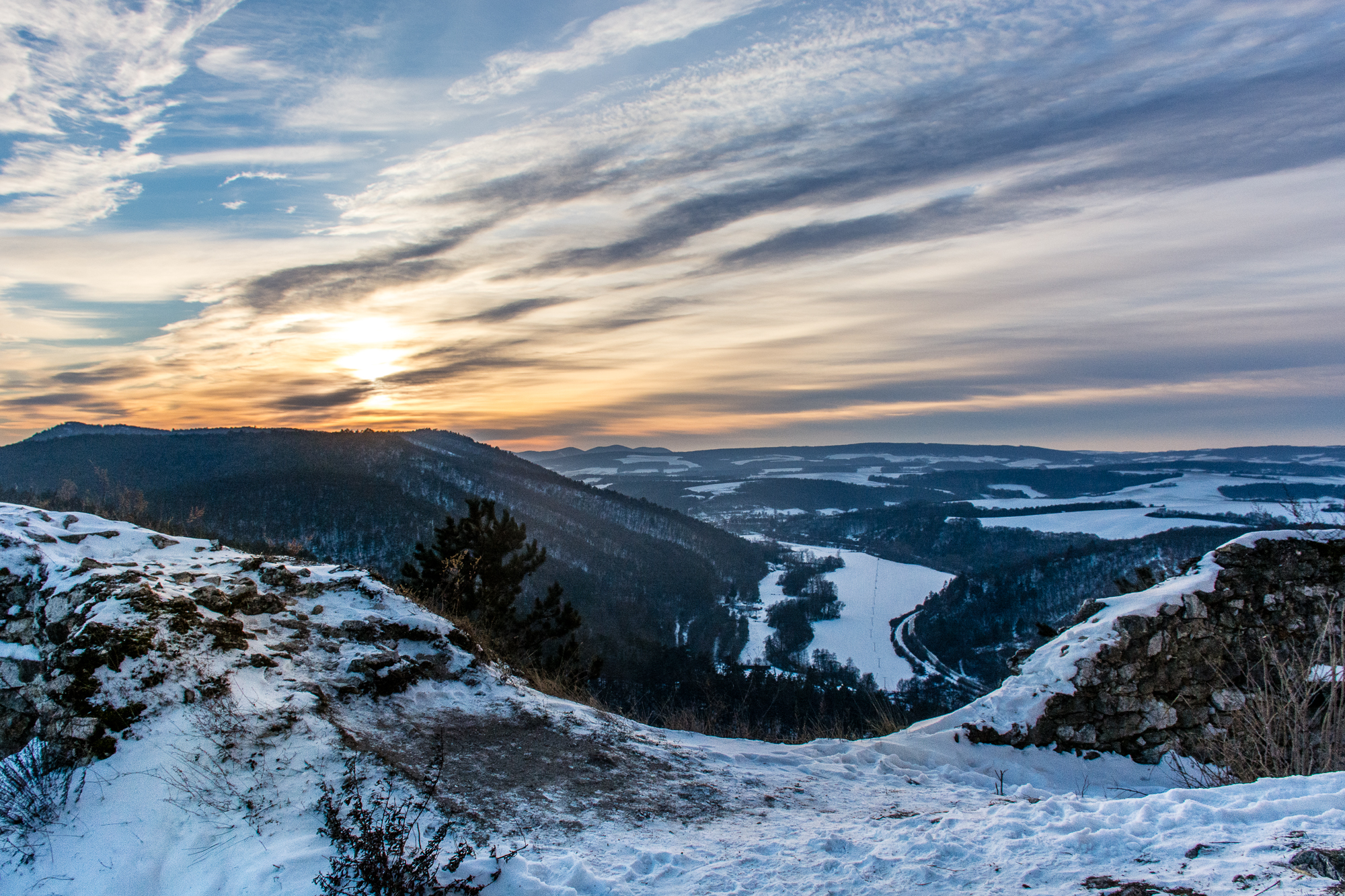 Hike to Čachtice Castle, Slovakia