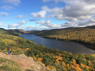 Hike Lake of the Clouds in the Porcupine Mountains 