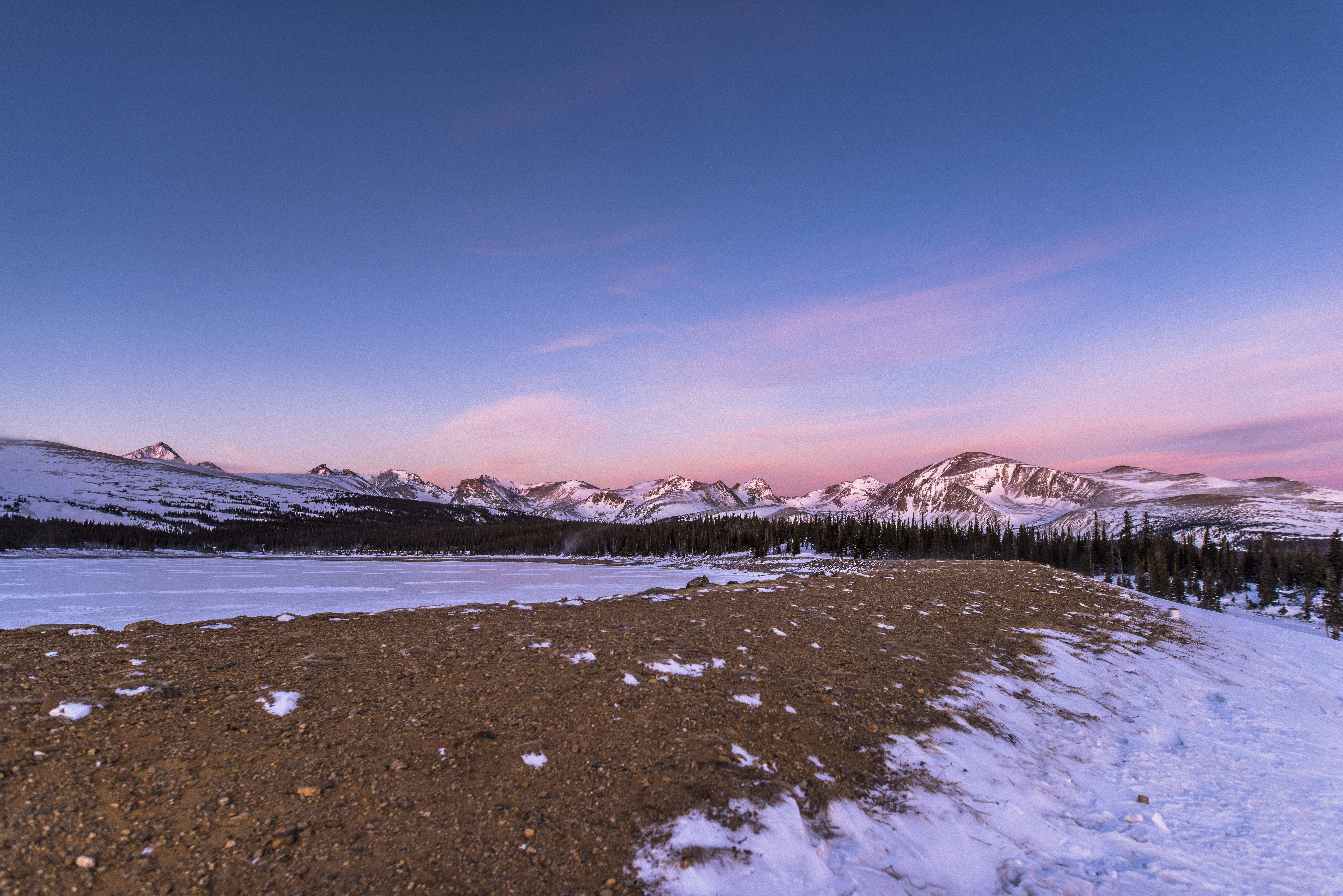 Winter Camp at Lefthand Reservoir