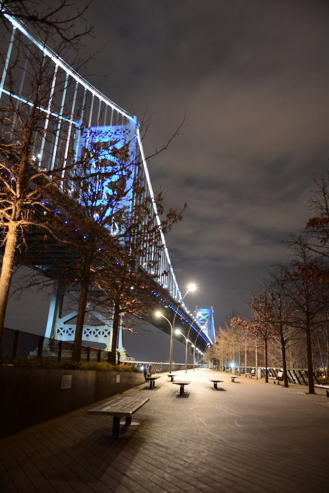 Photograph the Benjamin Franklin Bridge