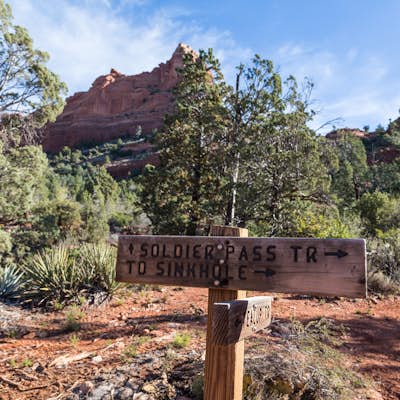 Soldier's Pass Trail to Brins Mesa Trail