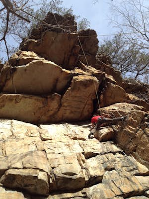 Rock Climb at Goshen Pass
