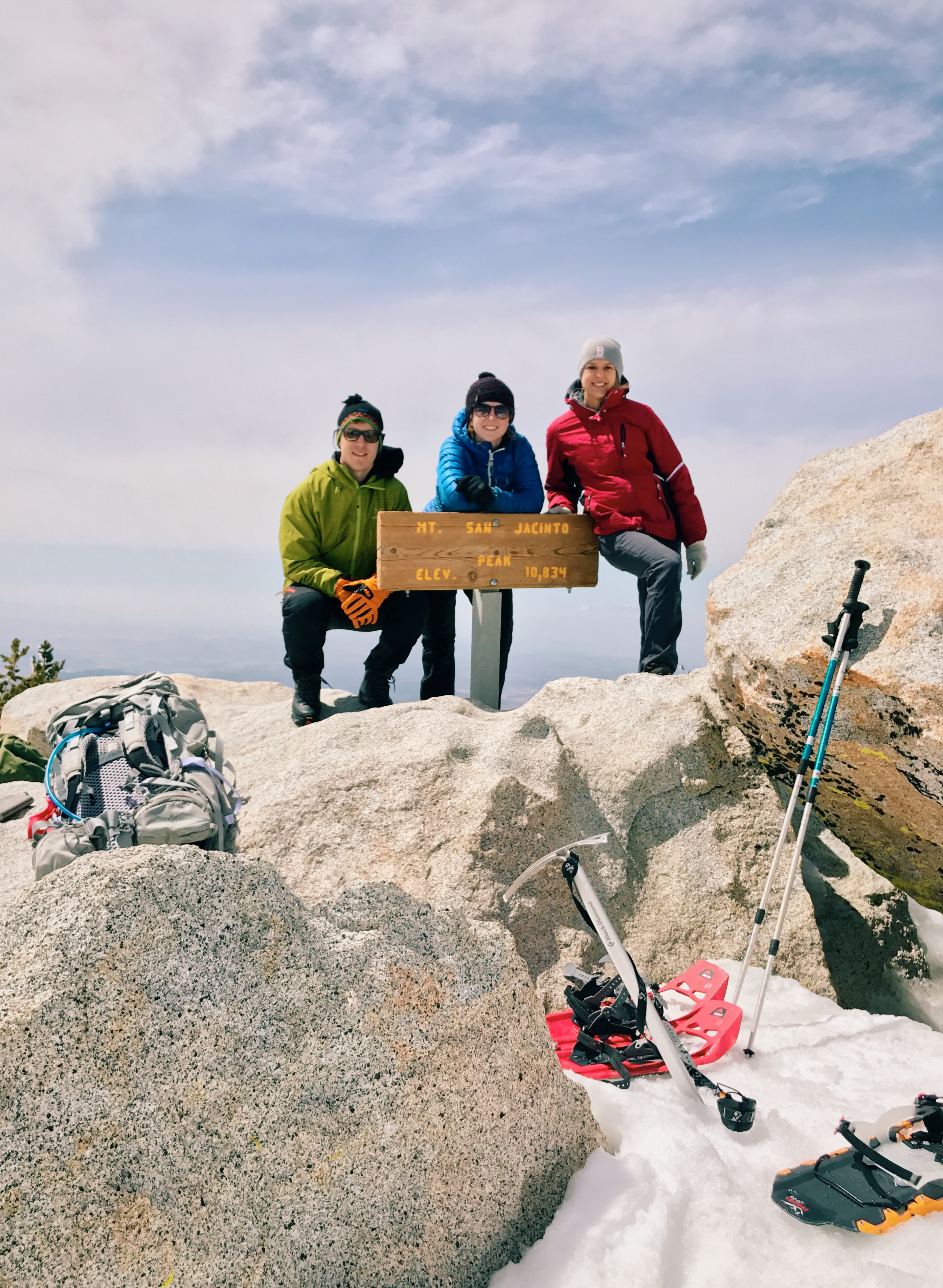Winter Climb San Jacinto from the Tram