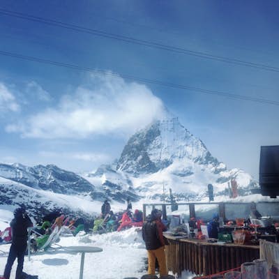 Ski Beneath the Matterhorn in Zermatt, Switzerland