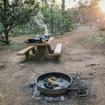 Camp at Mather Campground, Grand Canyon NP