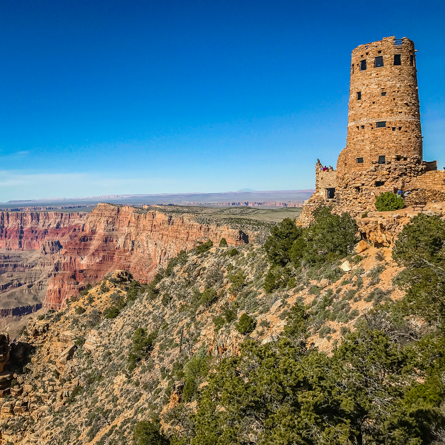 Camp at Mather Campground, Grand Canyon NP