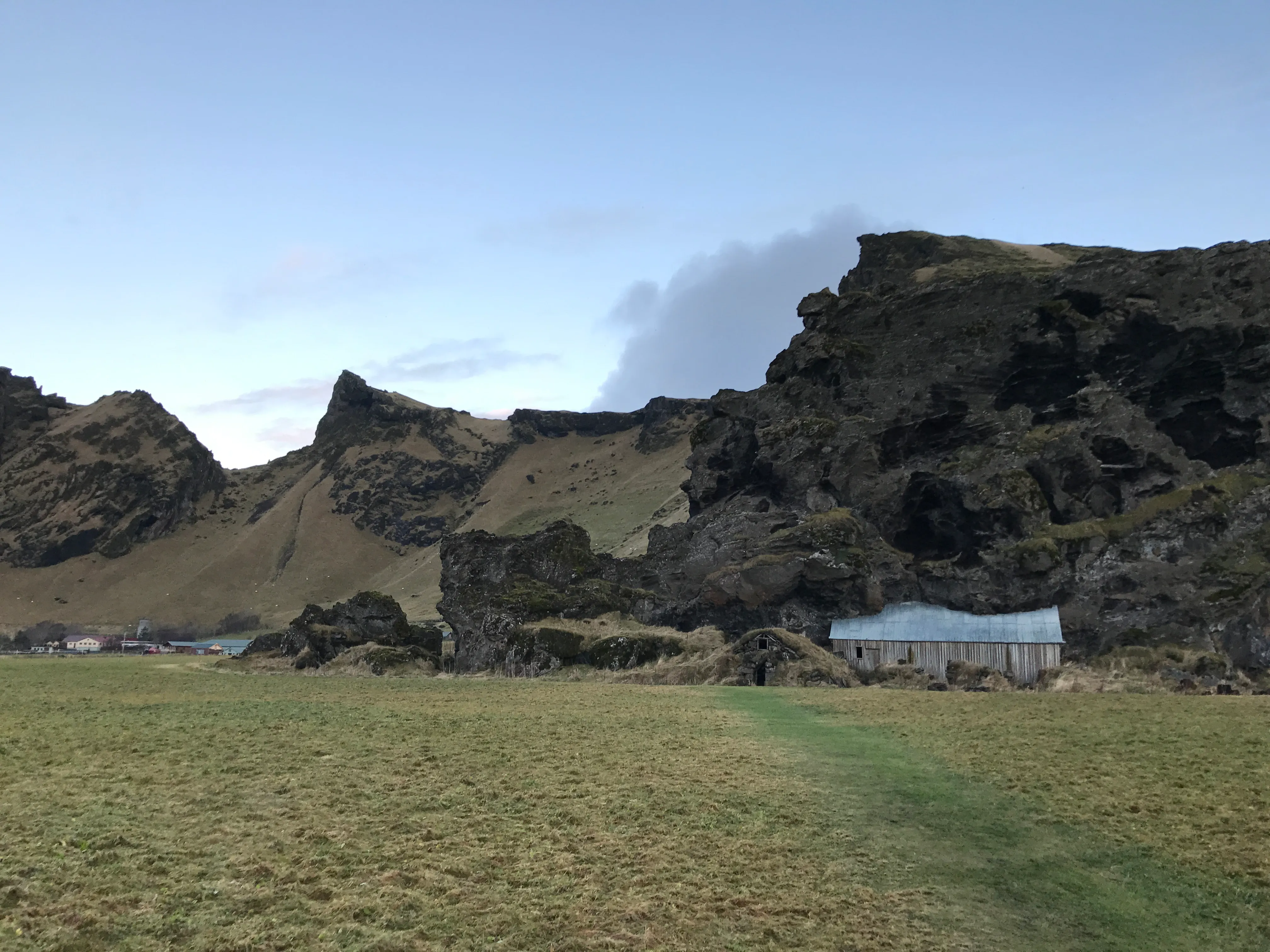 Climb the Skogafoss stairs and hit the hiking trail on top!  
