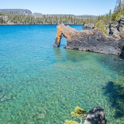 Hike to the Sea Lion of Sleeping Giant Provincial Park
