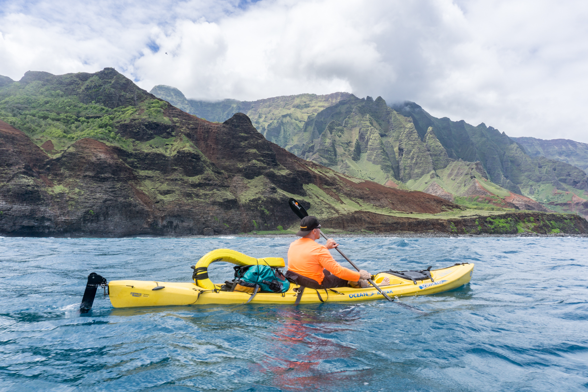 Kayak Camp on Miloli'i Beach